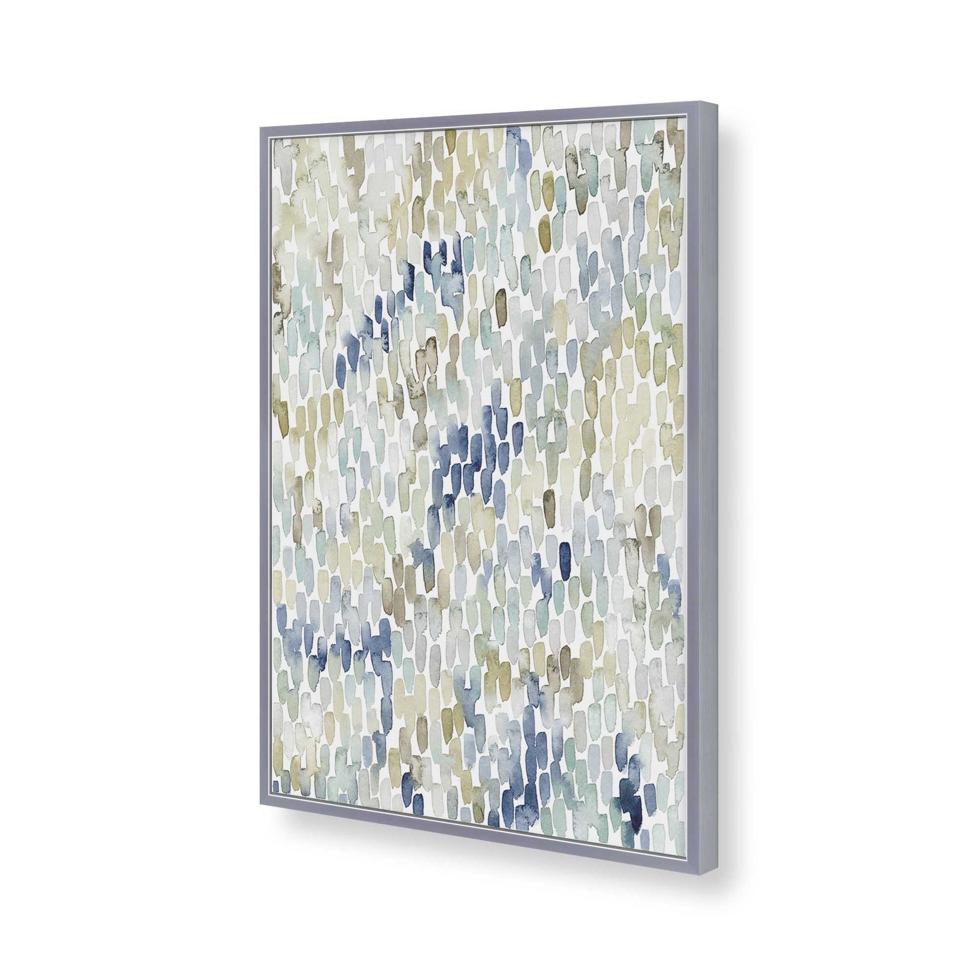 [Color:Polished Chrome], Picture of art in a Polished Chrome frame of the corner