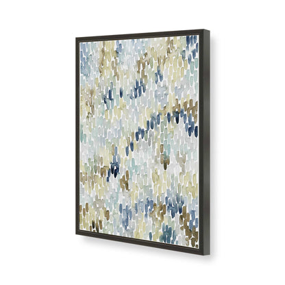 [Color:Satin Black], Picture of art in a Satin Black frame of the corner