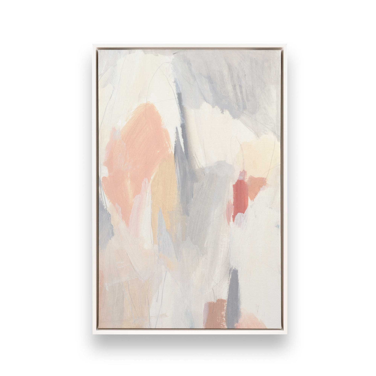 [Color:Opaque White], Picture of art in a White frame