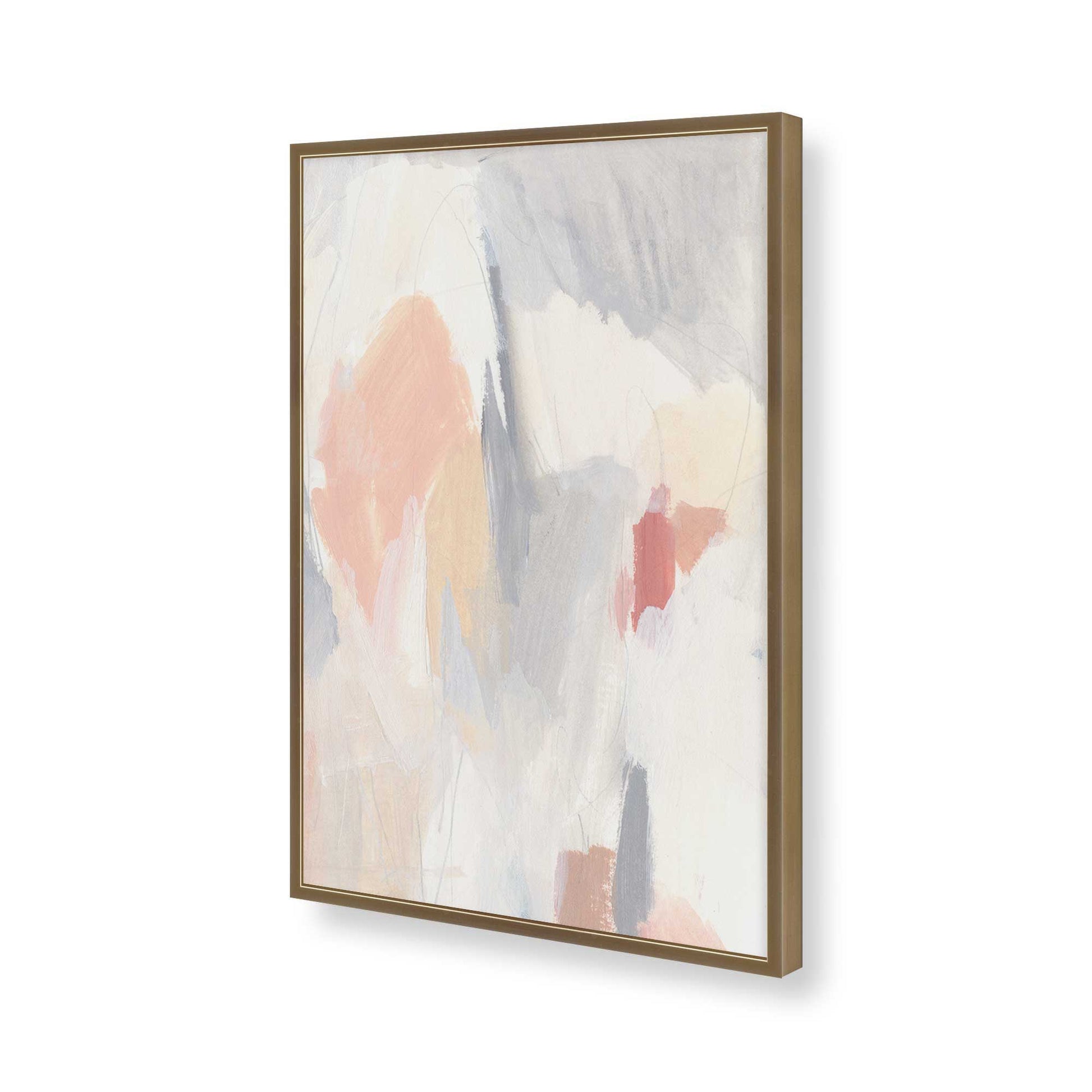 [Color:Brushed Gold], Picture of art in a Brushed Gold frame of the corner
