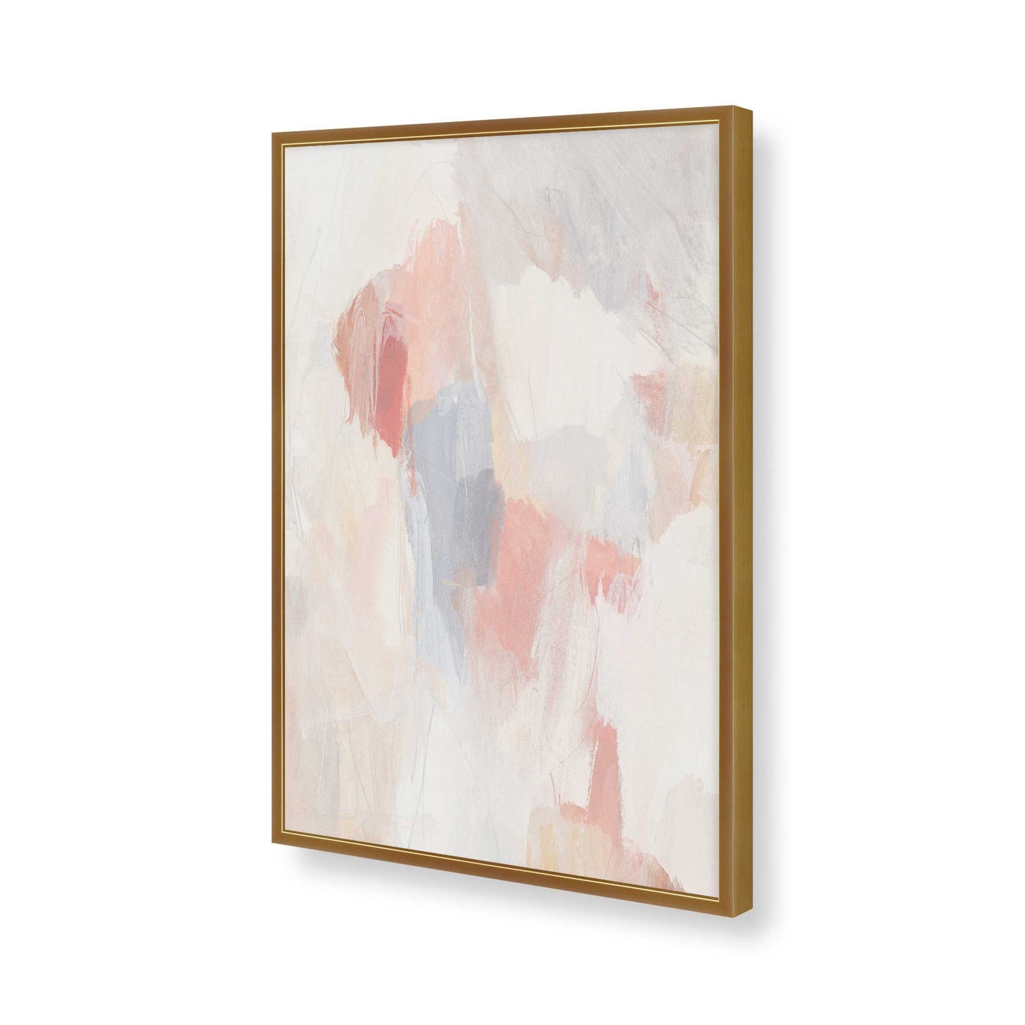 [Color:Polished Gold], Picture of art in a Polished Gold frame of the corner