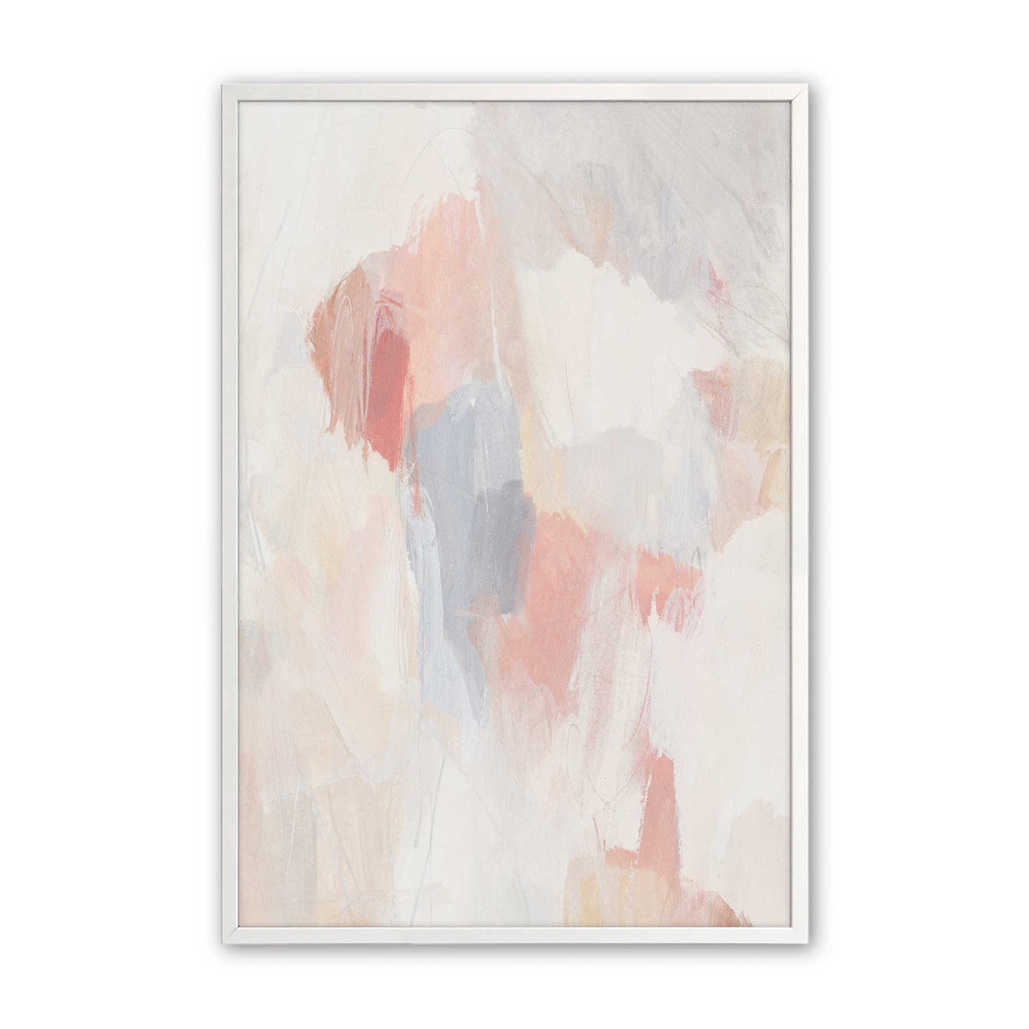 [Color:Opaque White], Picture of art in a Opaque White frame
