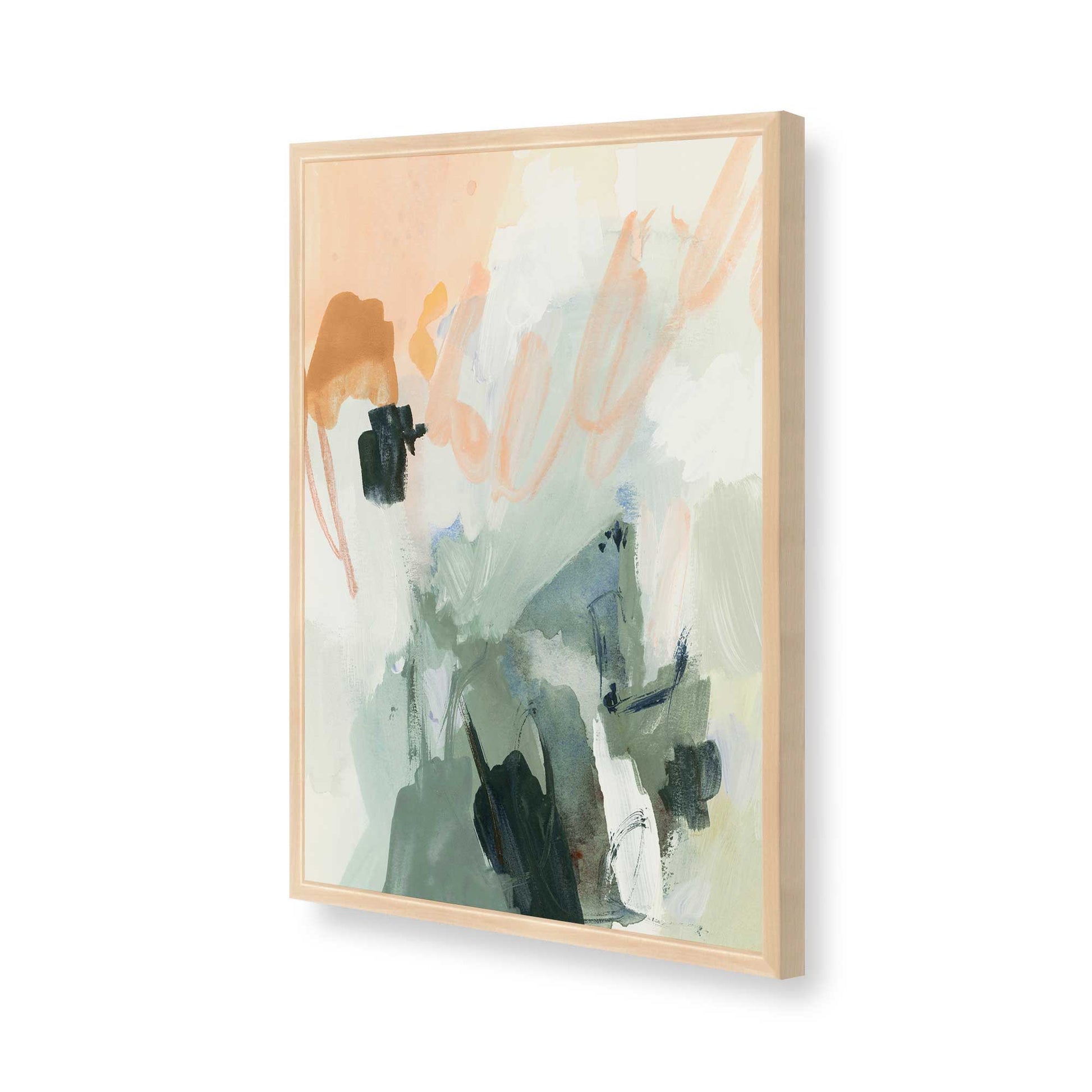 [Color:Raw Maple], Picture of art in a Raw Maple frame of the corner