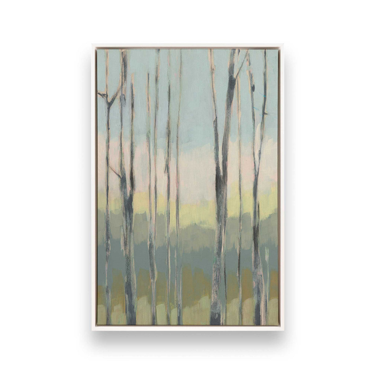 [Color:Opaque White], Picture of art in a White frame