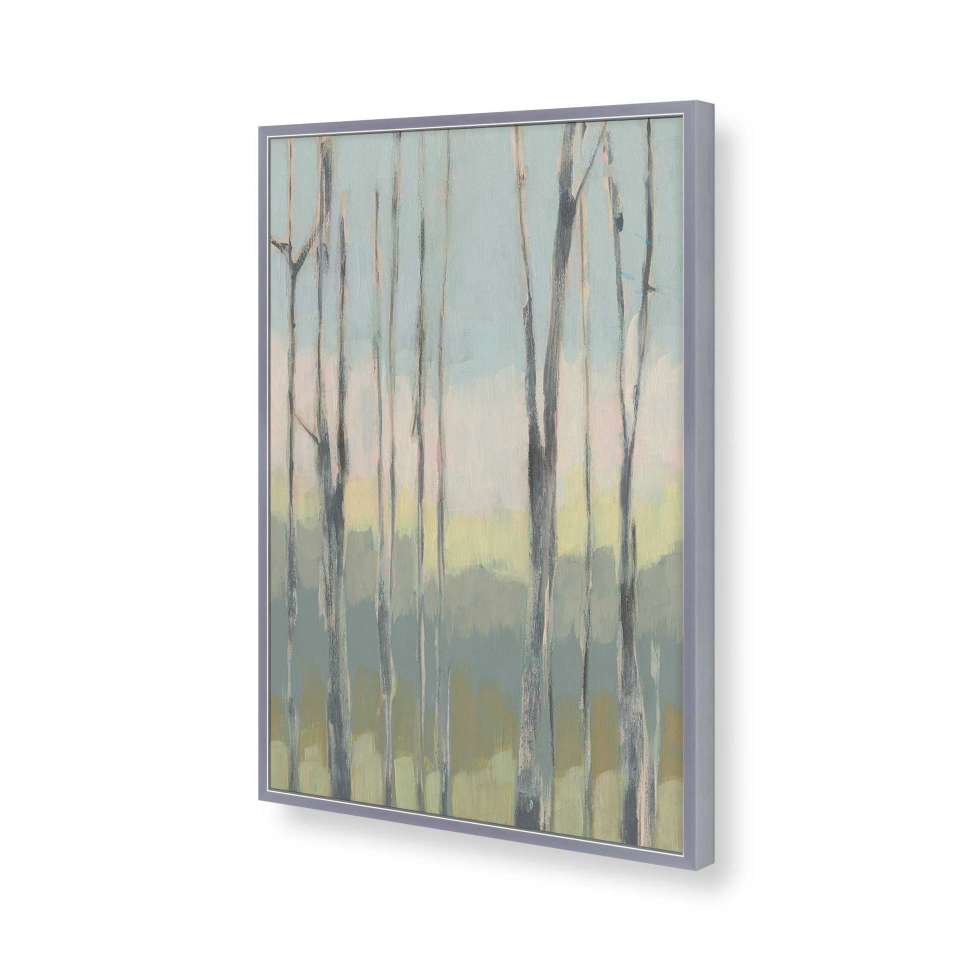 [Color:Polished Chrome], Picture of art in a Polished Chrome frame of the corner