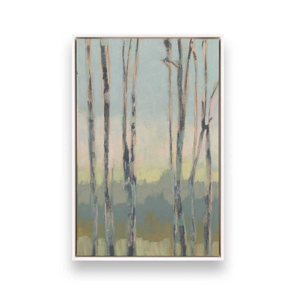 [Color:Opaque White], Picture of art in a White frame