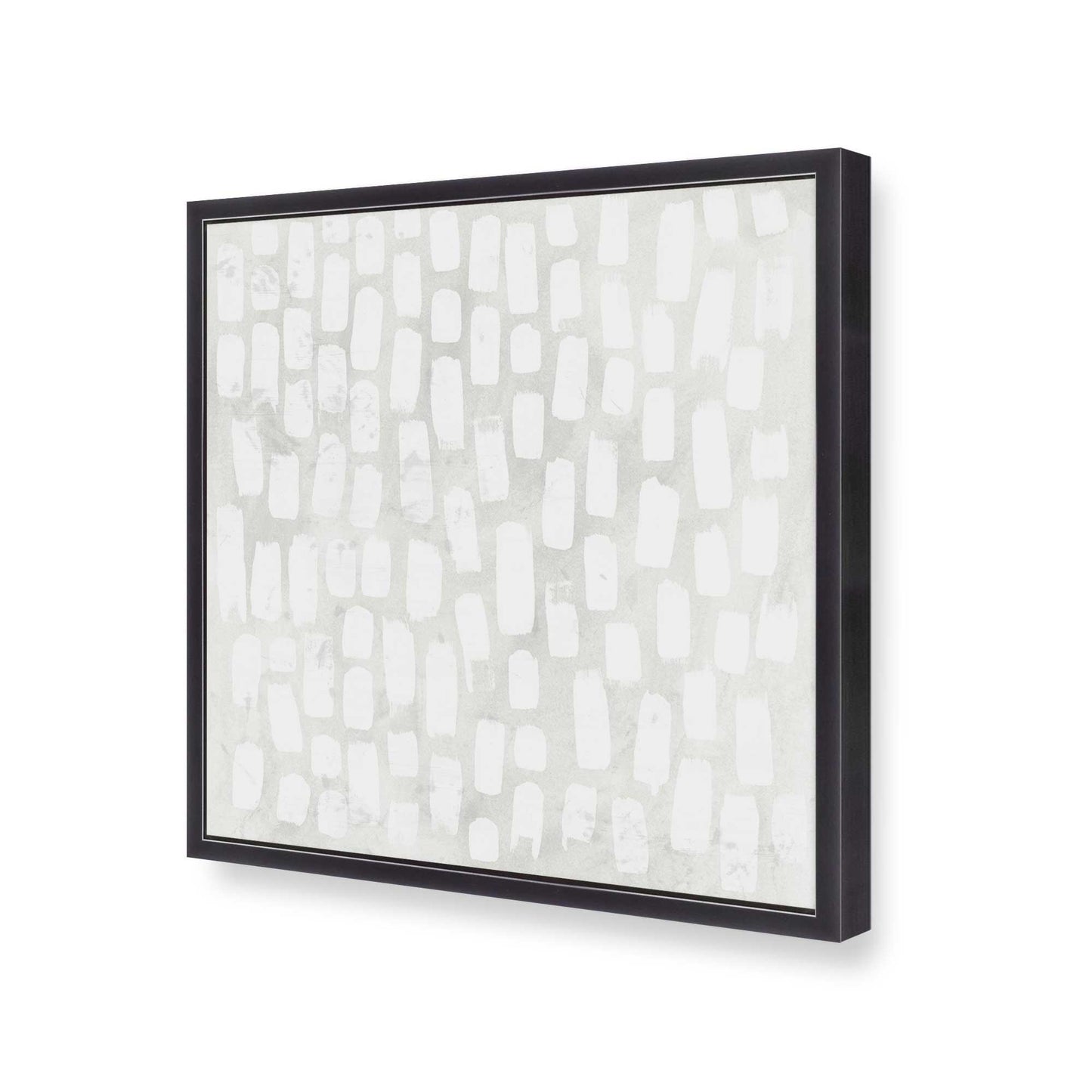 [Color:Weathered Zinc], Picture of art in a Weathered Zinc frame at an angle