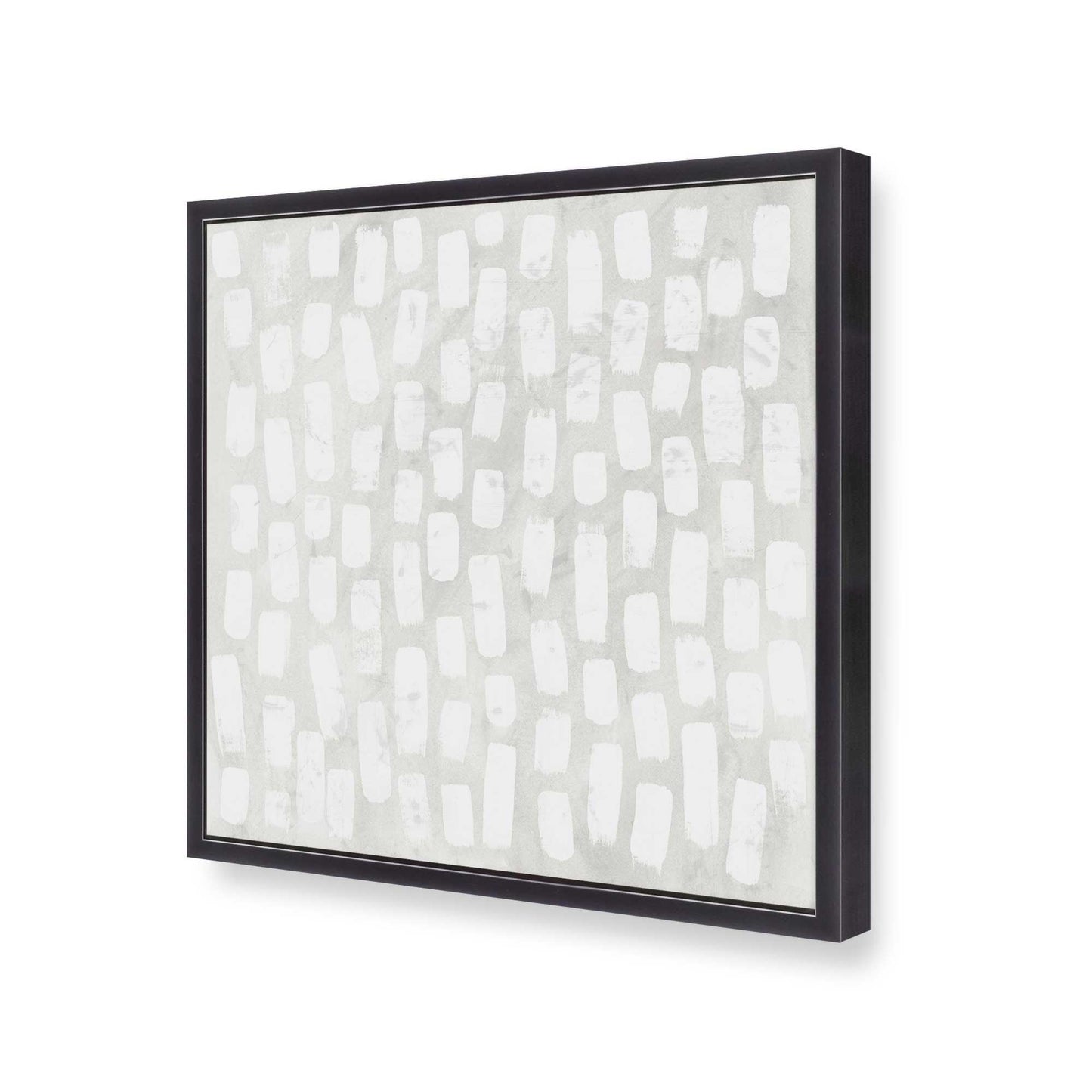 [Color:Weathered Zinc], Picture of art in a Weathered Zinc frame at an angle
