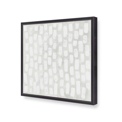 [Color:Weathered Zinc], Picture of art in a Weathered Zinc frame at an angle