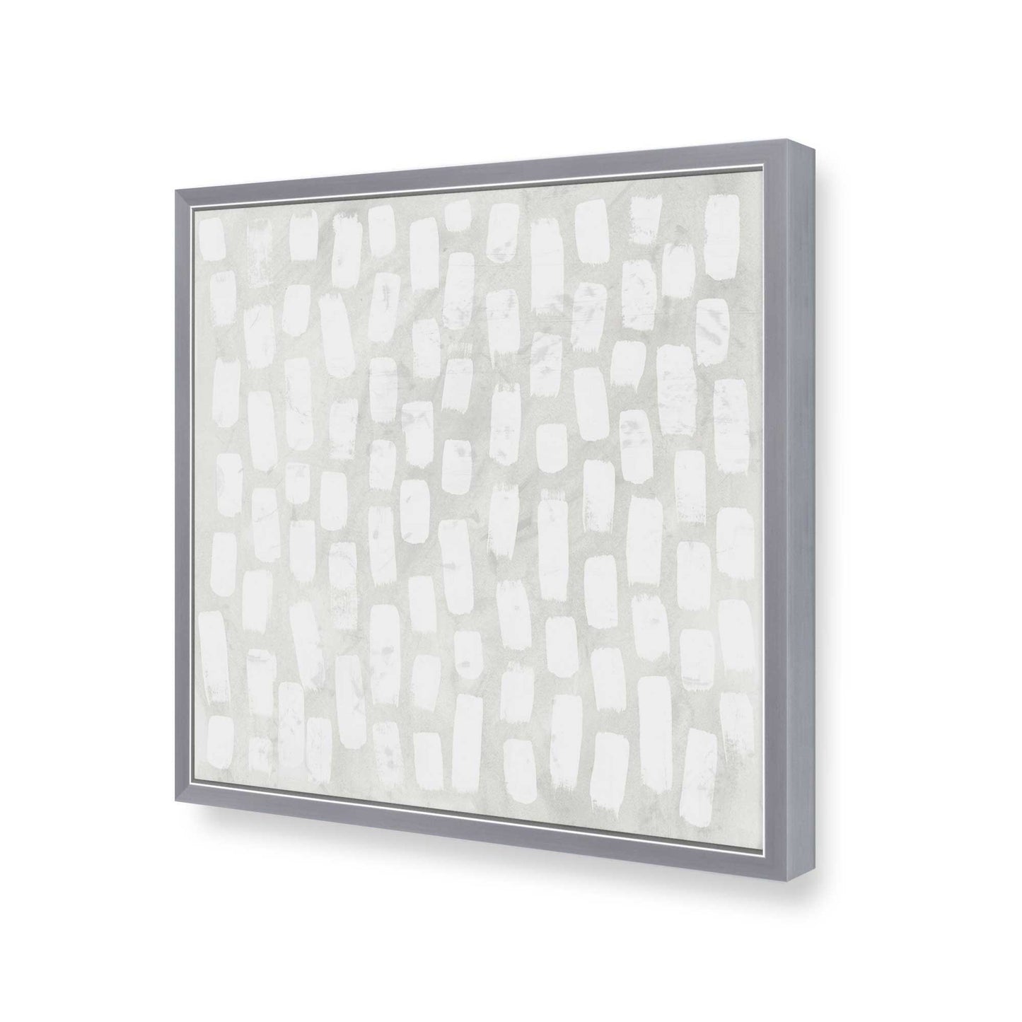 [Color:Polished Chrome], Picture of art in a Polished Chrome frame at an angle