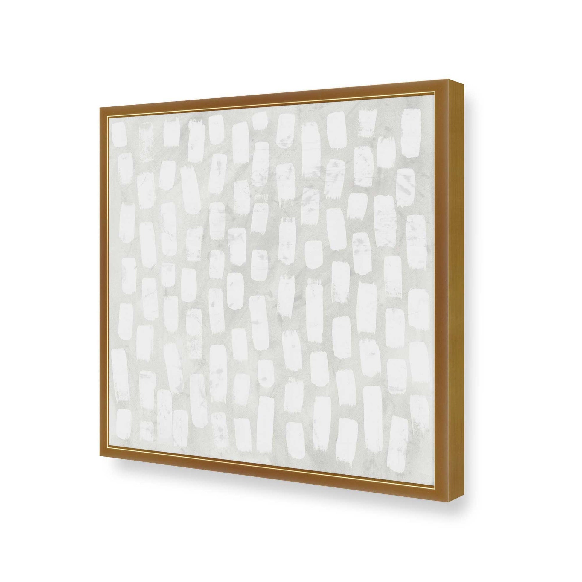 [Color:Polished Gold], Picture of art in a Polished Gold frame at an angle