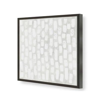 [Color:Satin Black], Picture of art in a Satin Black frame at an angle