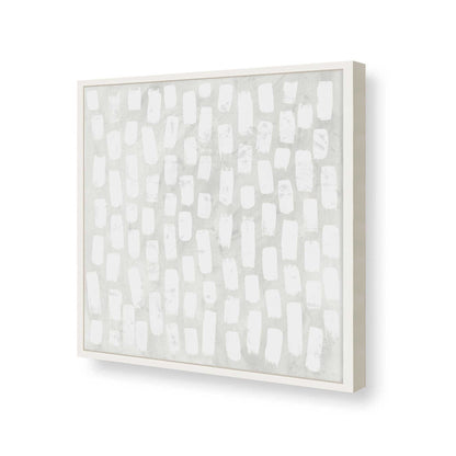 [Color:Opaque White], Picture of art in a Opaque White frame at an angle