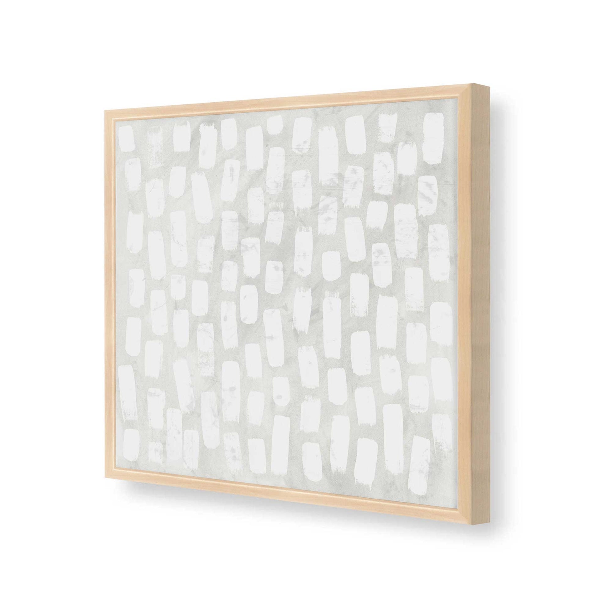 [Color:Raw Maple], Picture of art in a Raw Maple frame at an angle