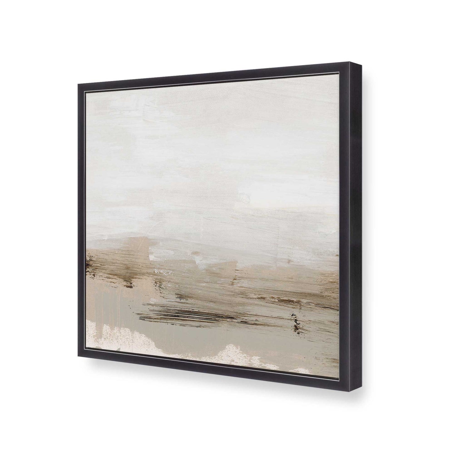 [Color:Weathered Zinc], Picture of art in a Weathered Zinc frame at an angle