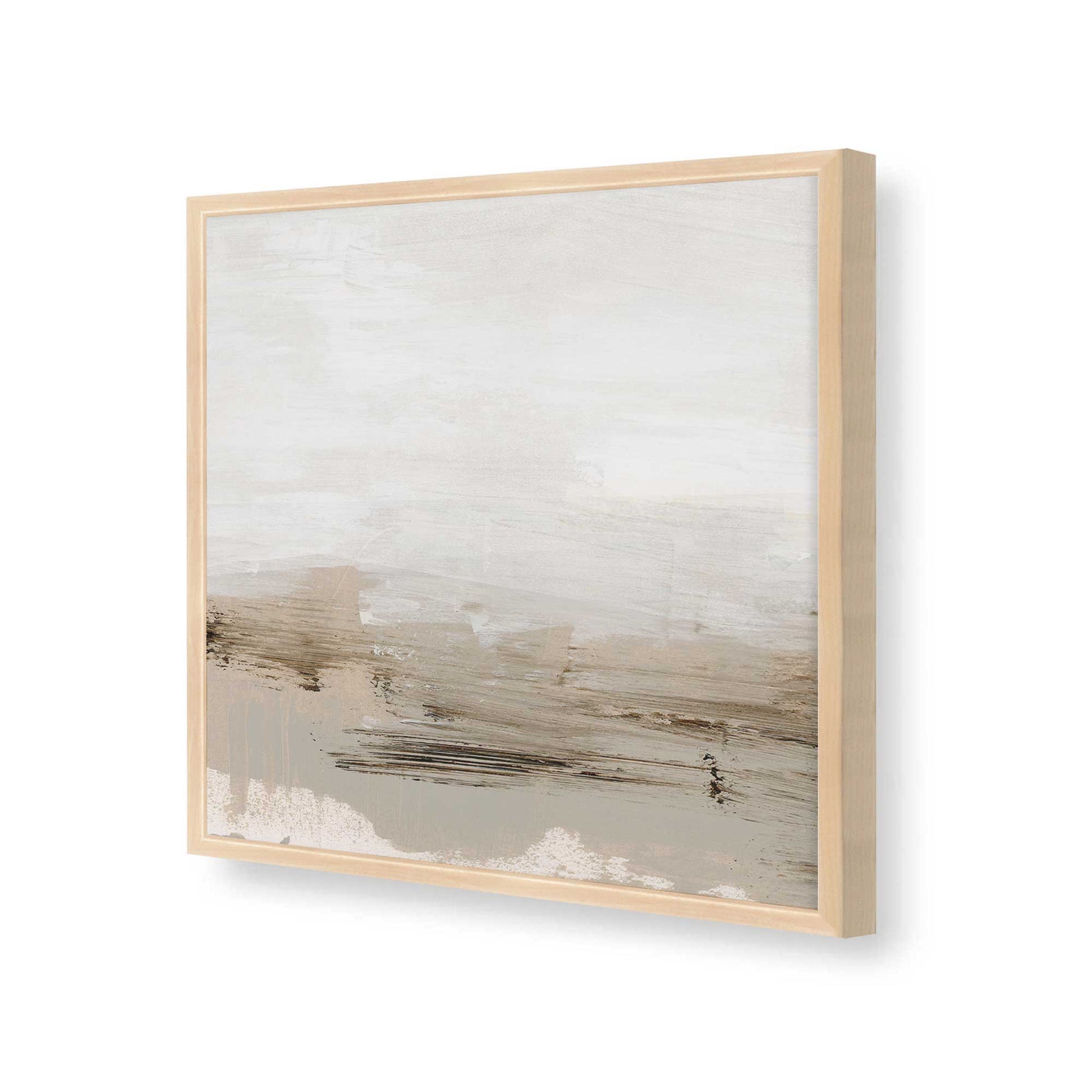 [Color:Raw Maple], Picture of art in a Raw Maple frame at an angle