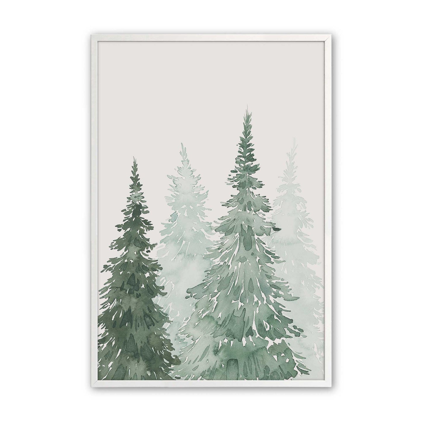 [Color:Opaque White], Picture of art in a Opaque White frame