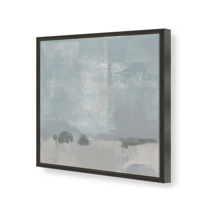 [Color:Satin Black], Picture of art in a Satin Black frame at an angle