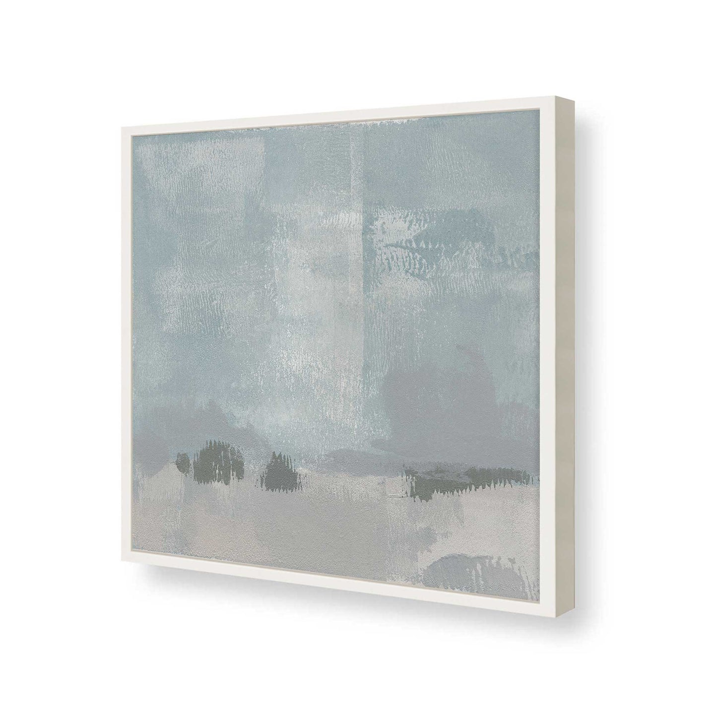 [Color:Opaque White], Picture of art in a Opaque White frame at an angle