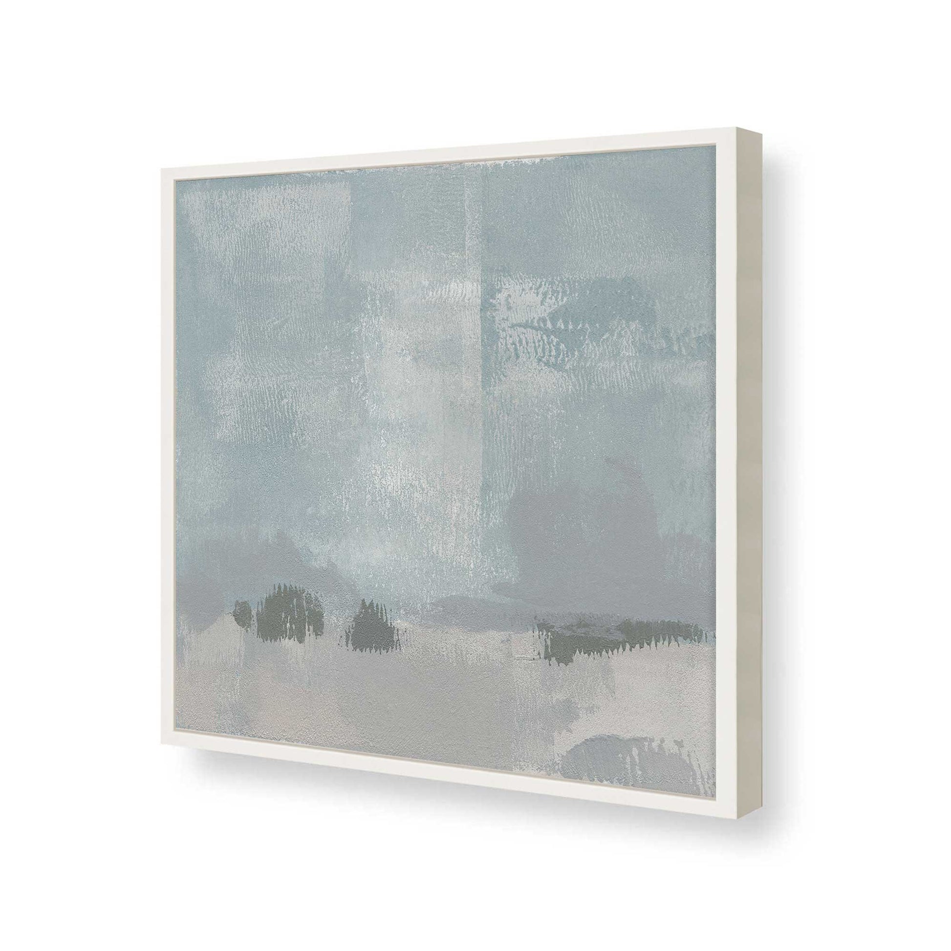 [Color:Opaque White], Picture of art in a Opaque White frame at an angle