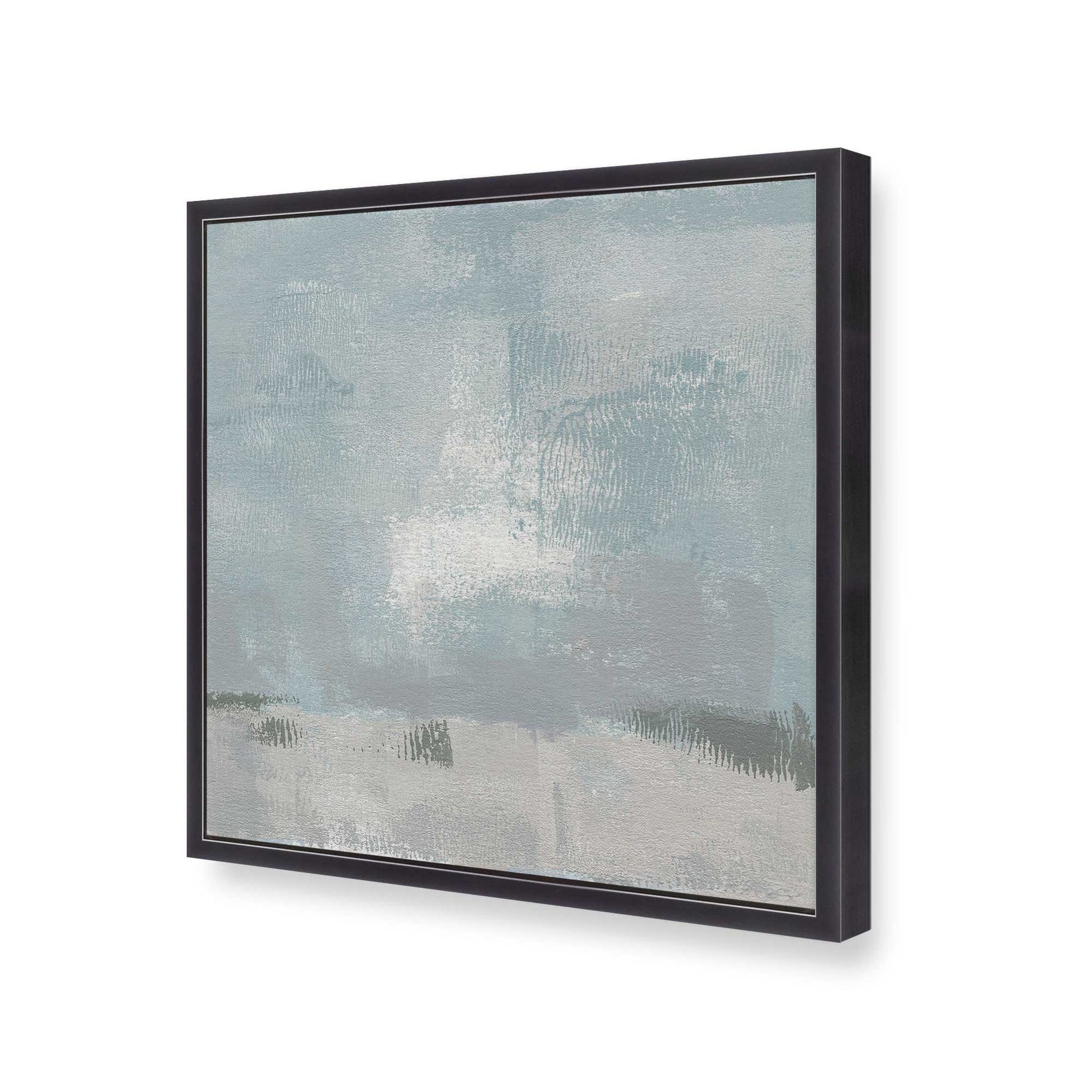 [Color:Weathered Zinc], Picture of art in a Weathered Zinc frame at an angle