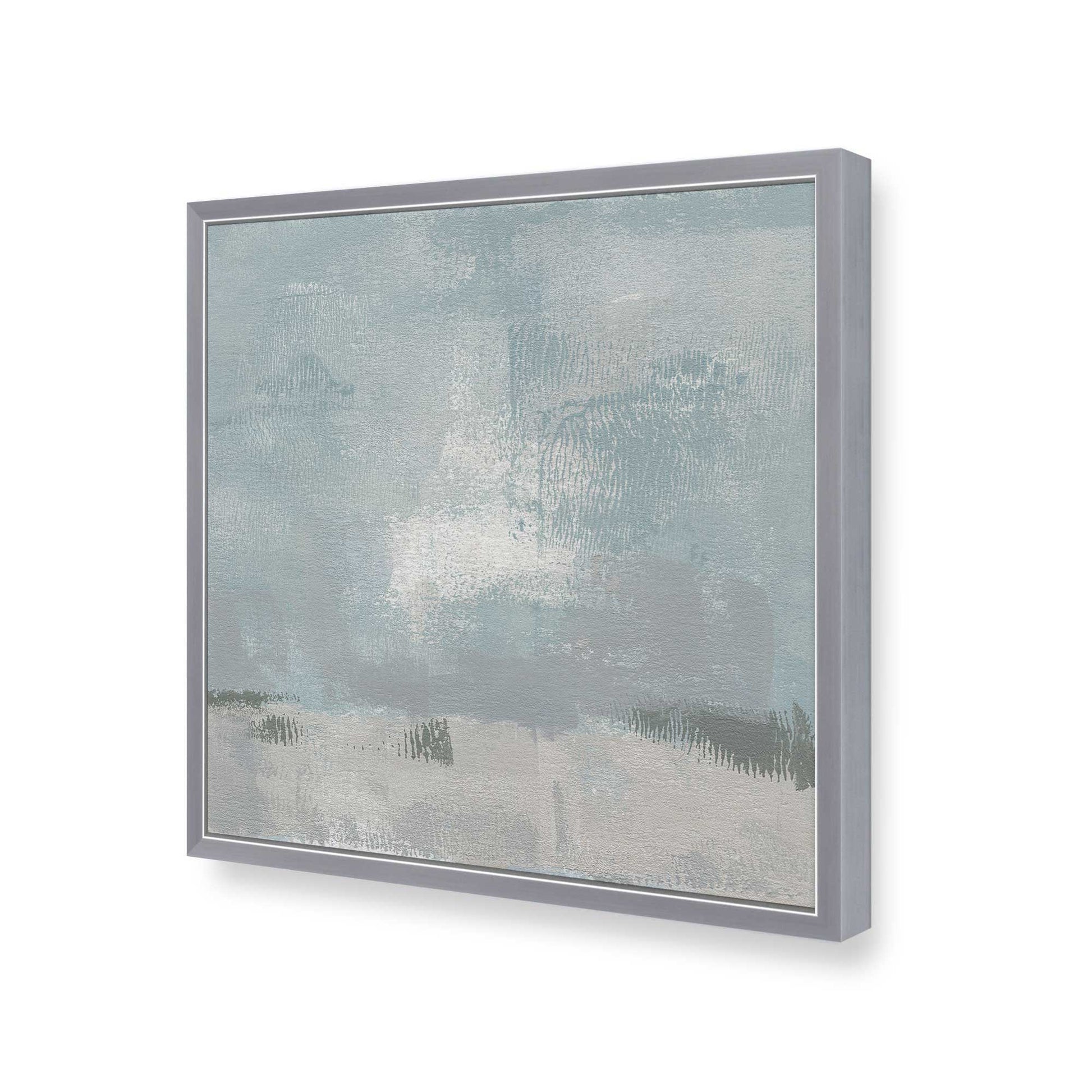 [Color:Polished Chrome], Picture of art in a Polished Chrome frame at an angle