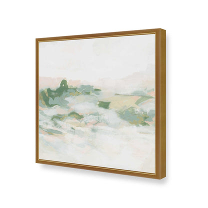[Color:Polished Gold], Picture of art in a Polished Gold frame at an angle