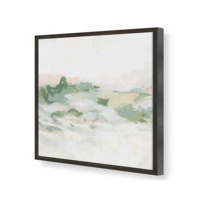 [Color:Satin Black], Picture of art in a Satin Black frame at an angle