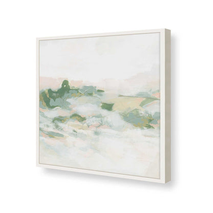 [Color:Opaque White], Picture of art in a Opaque White frame at an angle