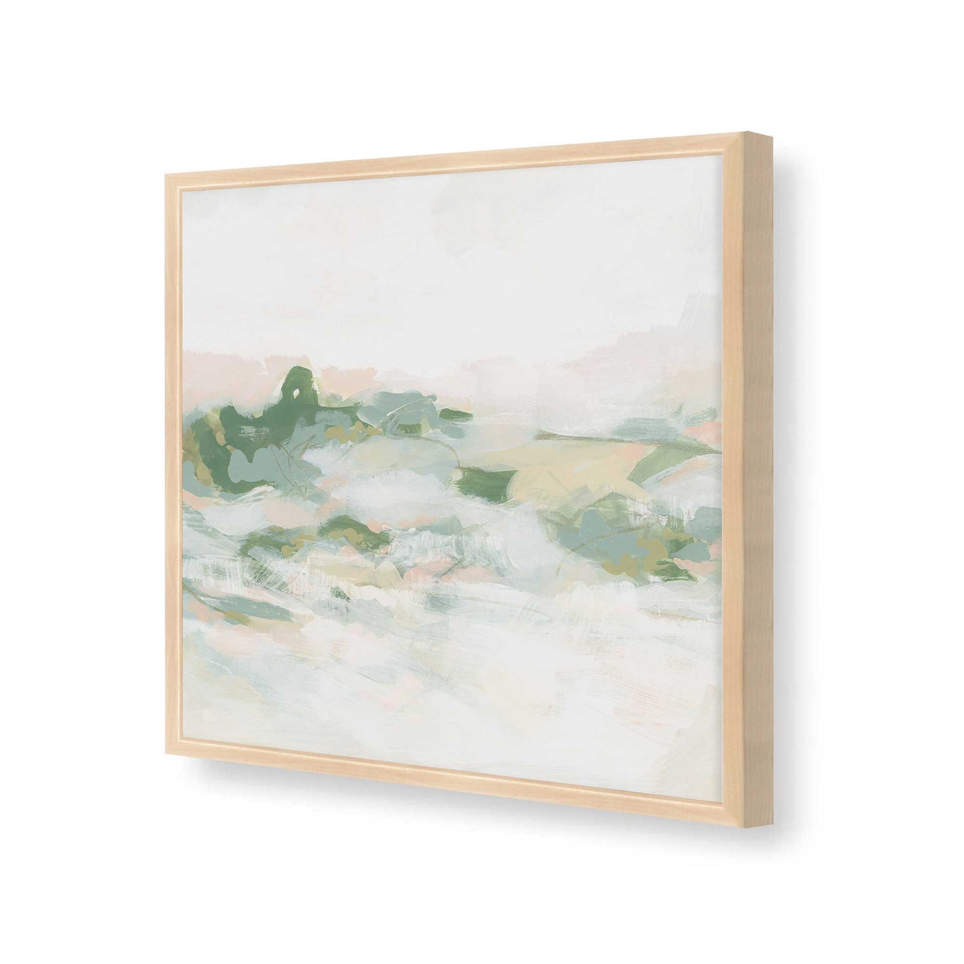 [Color:Raw Maple], Picture of art in a Raw Maple frame at an angle