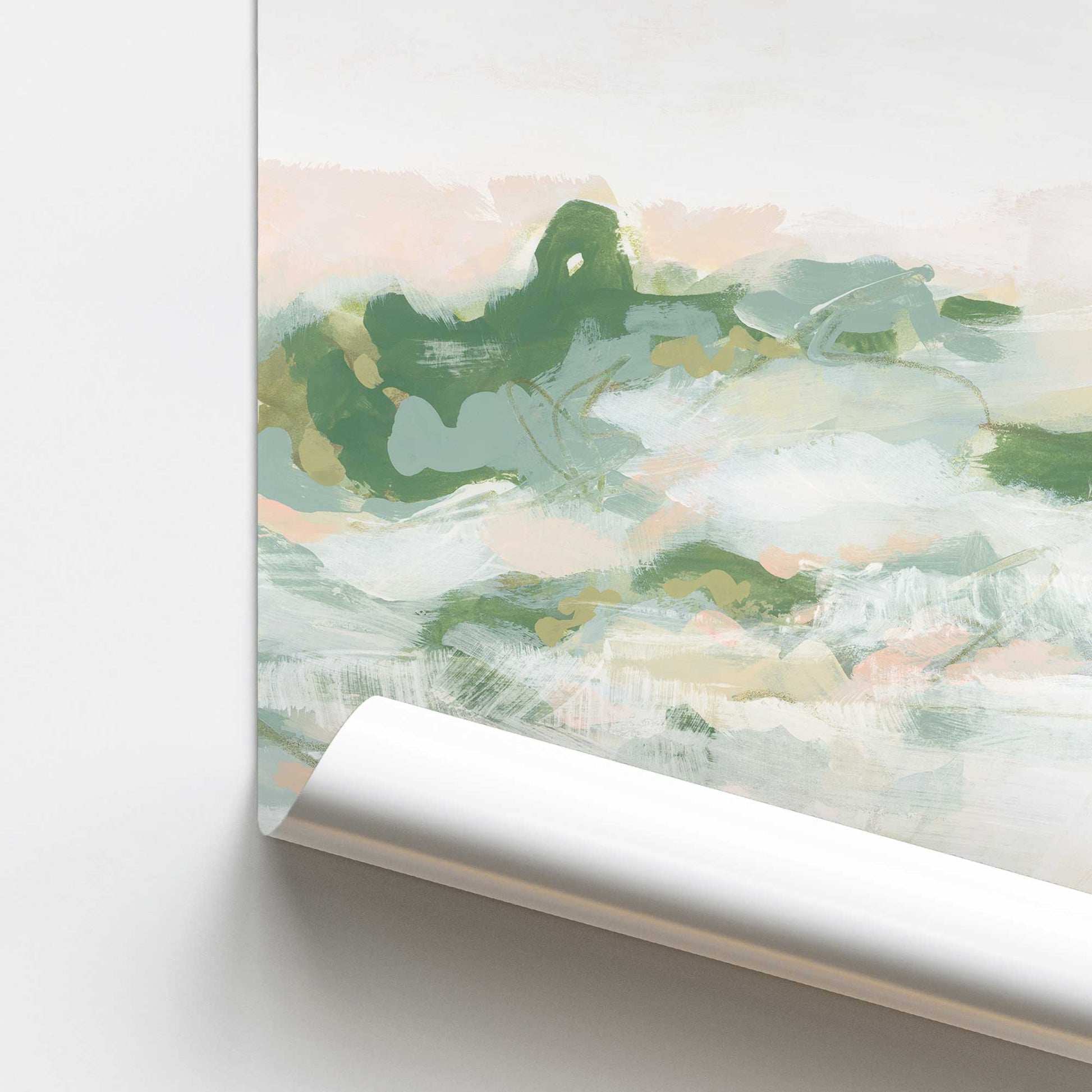 [color:Rolled Print], Picture of close up of art