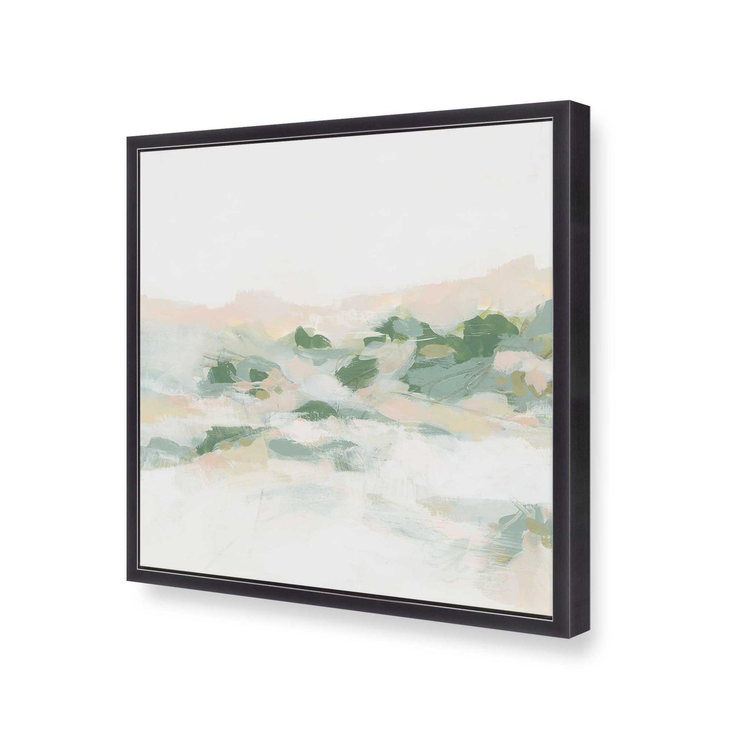 [Color:Weathered Zinc], Picture of art in a Weathered Zinc frame at an angle