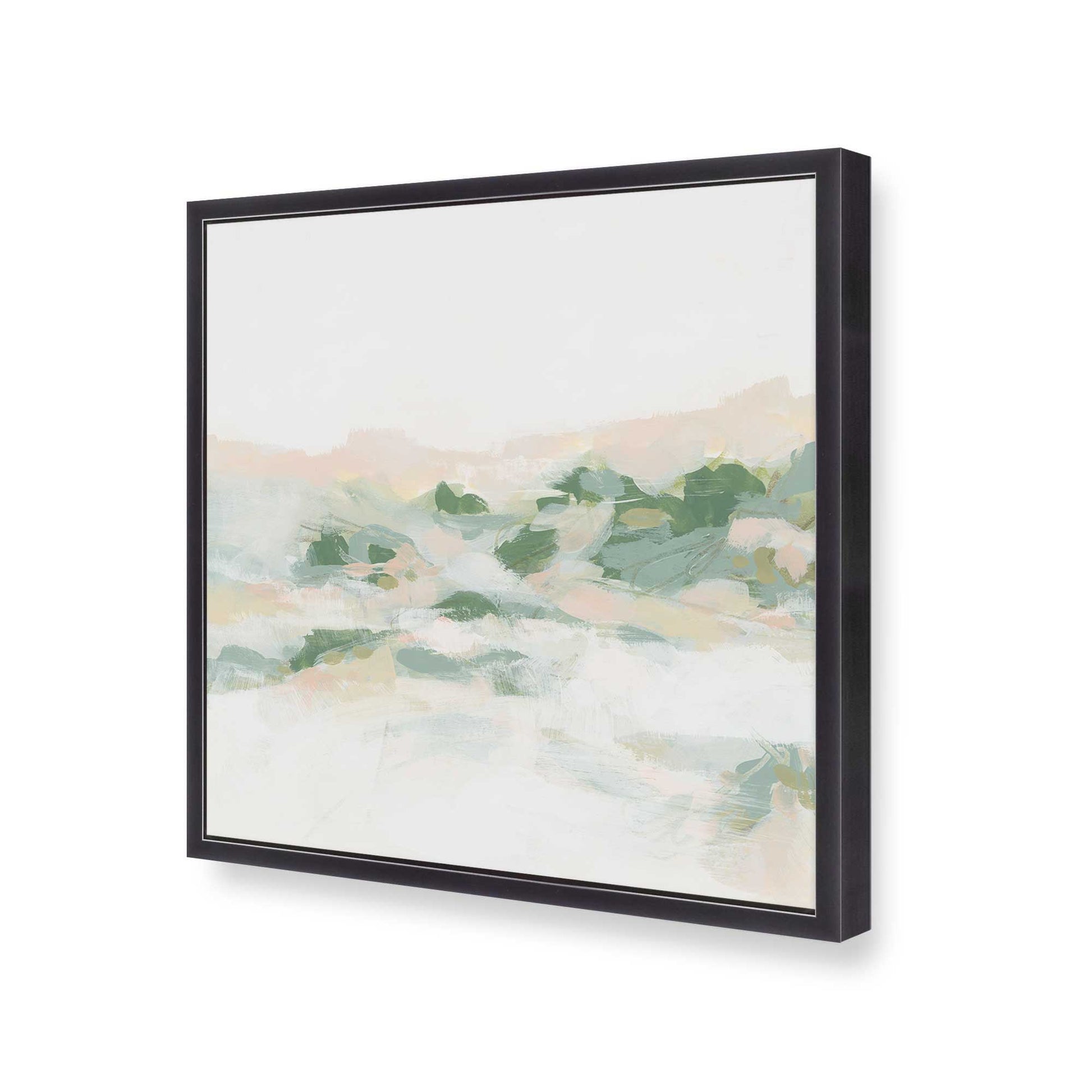 [Color:Weathered Zinc], Picture of art in a Weathered Zinc frame at an angle