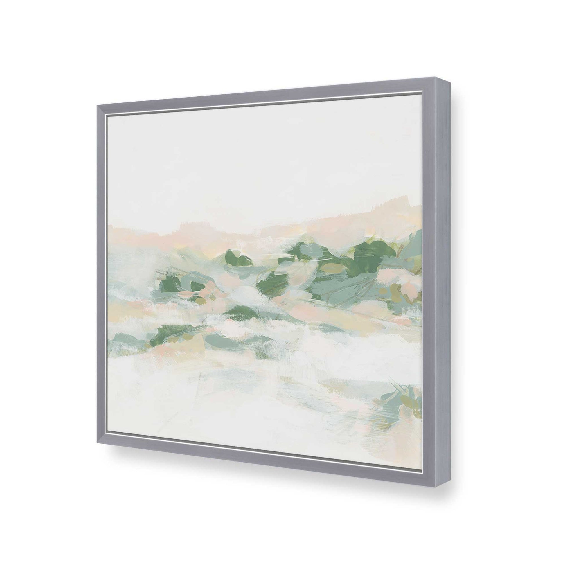 [Color:Polished Chrome], Picture of art in a Polished Chrome frame at an angle