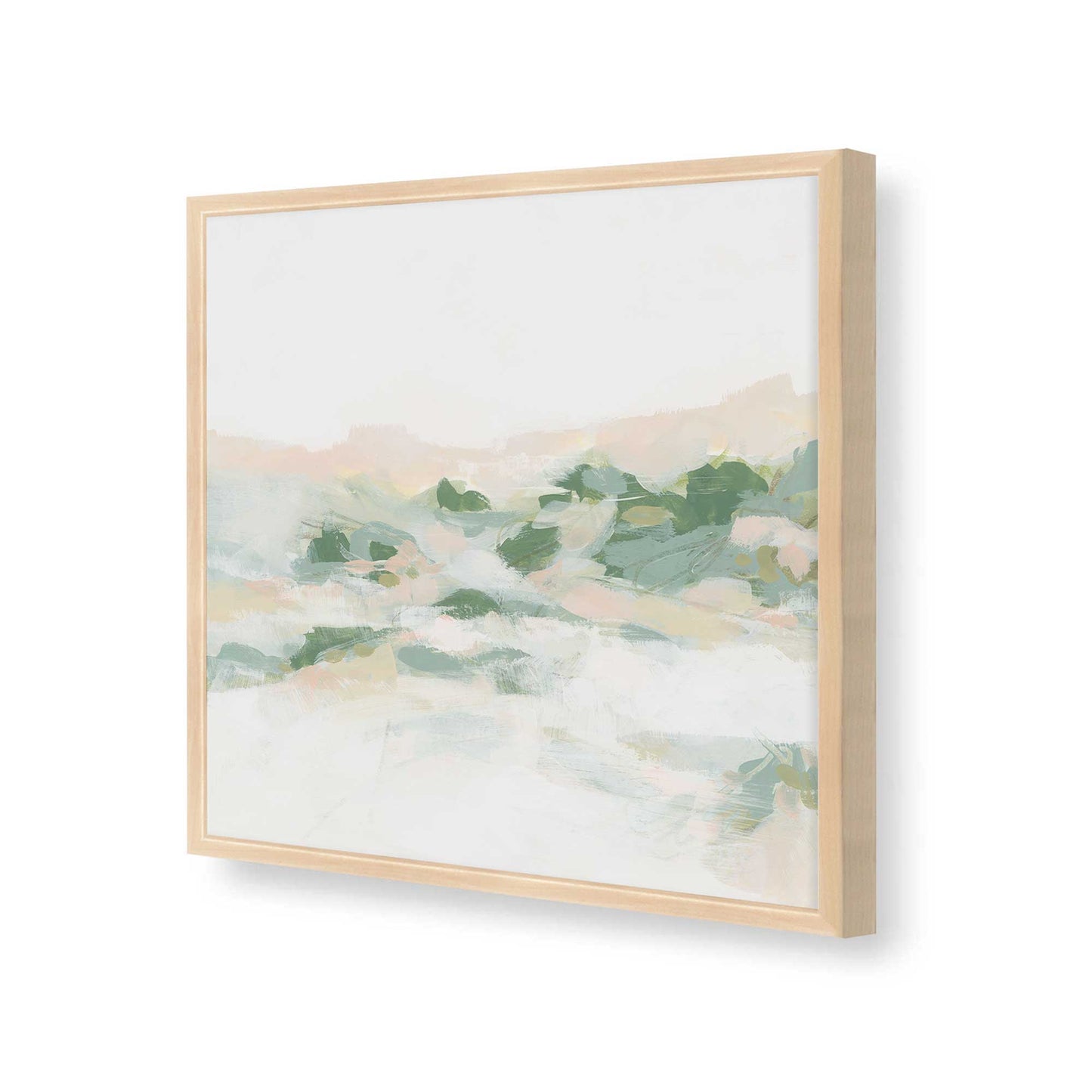 [Color:Raw Maple], Picture of art in a Raw Maple frame at an angle