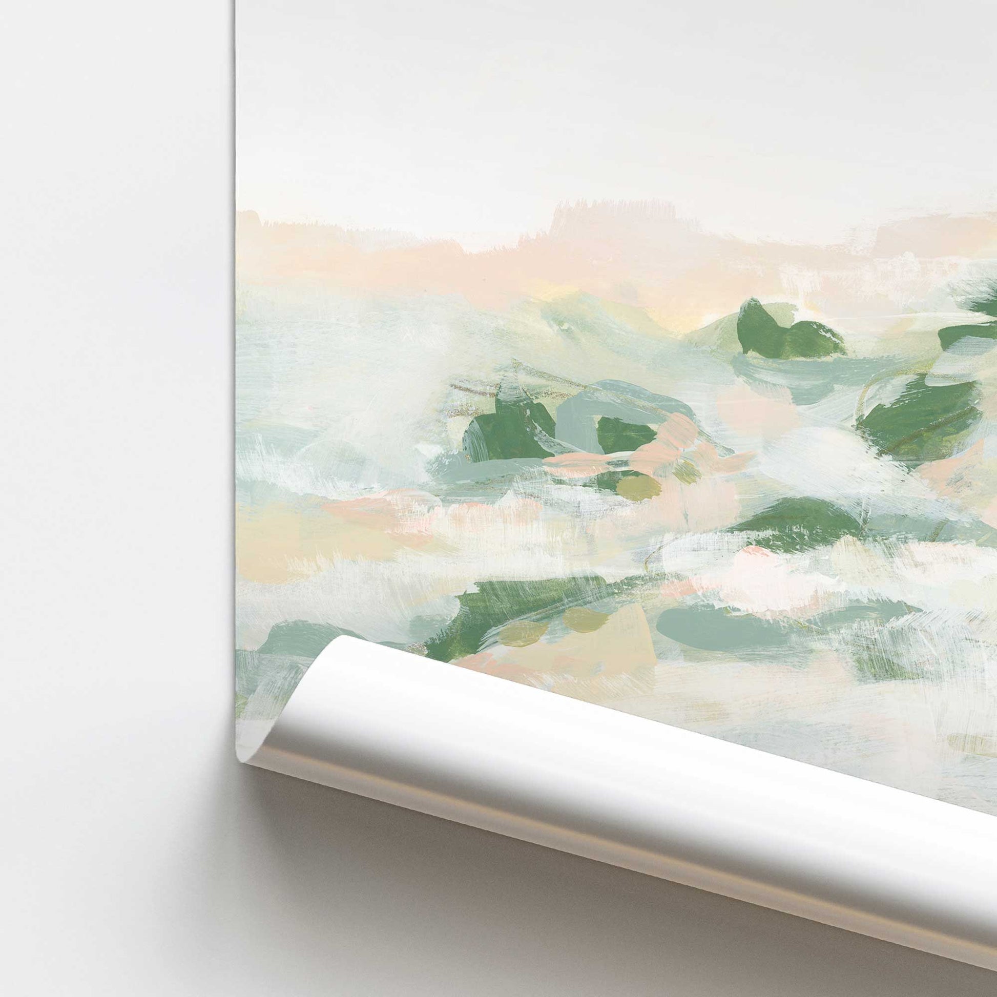 [color:Rolled Print], Picture of close up of art