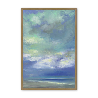 [Color:Brushed Gold], Picture of art in a Brushed Gold frame