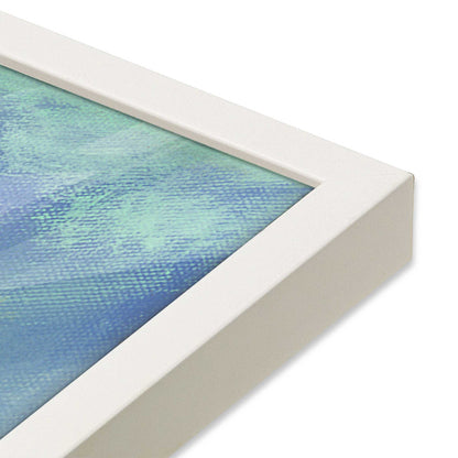 [Color:Opaque White], Picture of art in a Opaque White frame at an angle