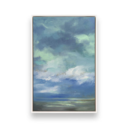 [Color:Opaque White], Picture of art in a White frame