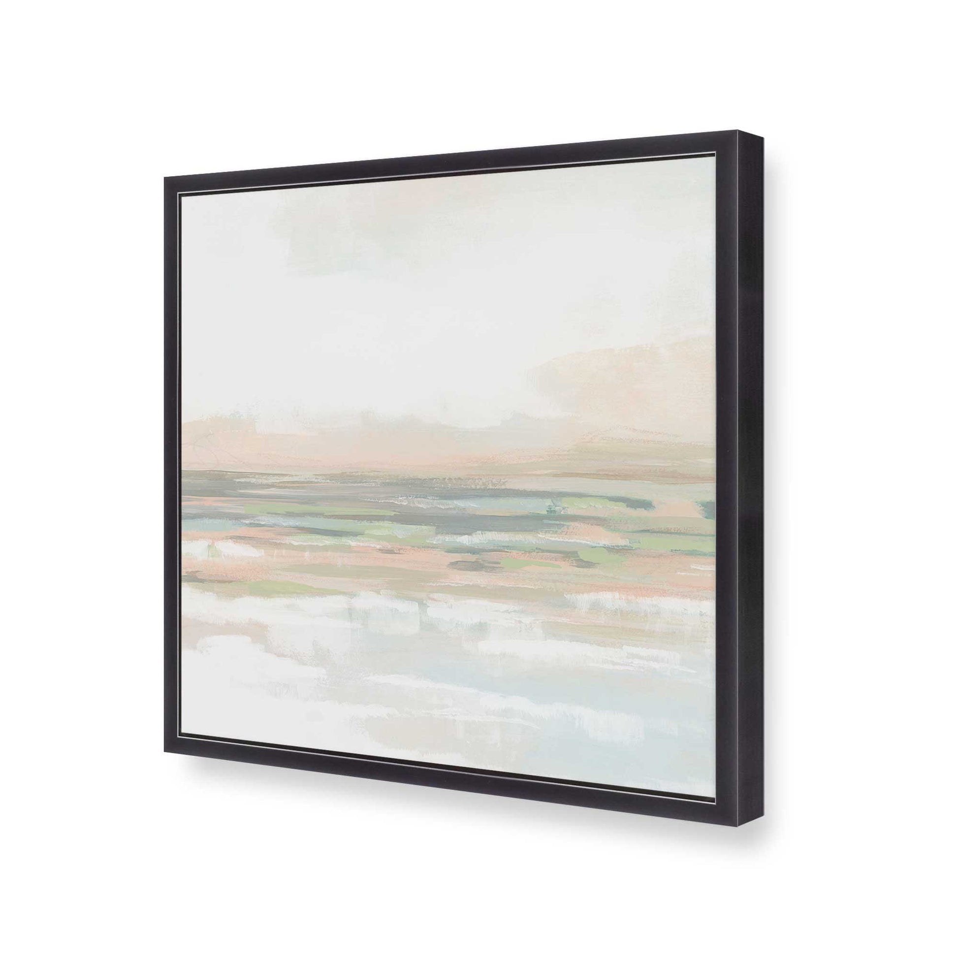 [Color:Weathered Zinc], Picture of art in a Weathered Zinc frame at an angle