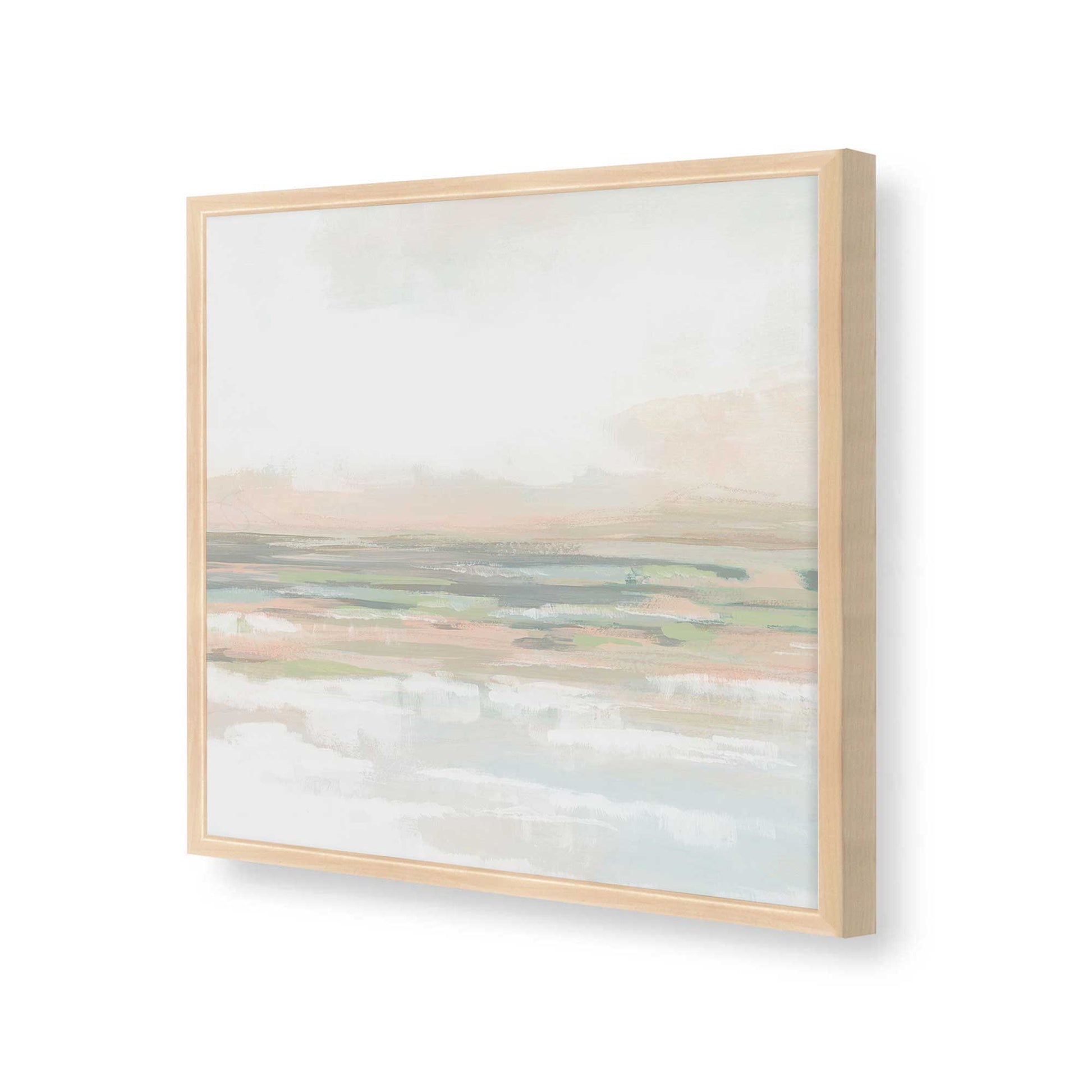 [Color:Raw Maple], Picture of art in a Raw Maple frame at an angle