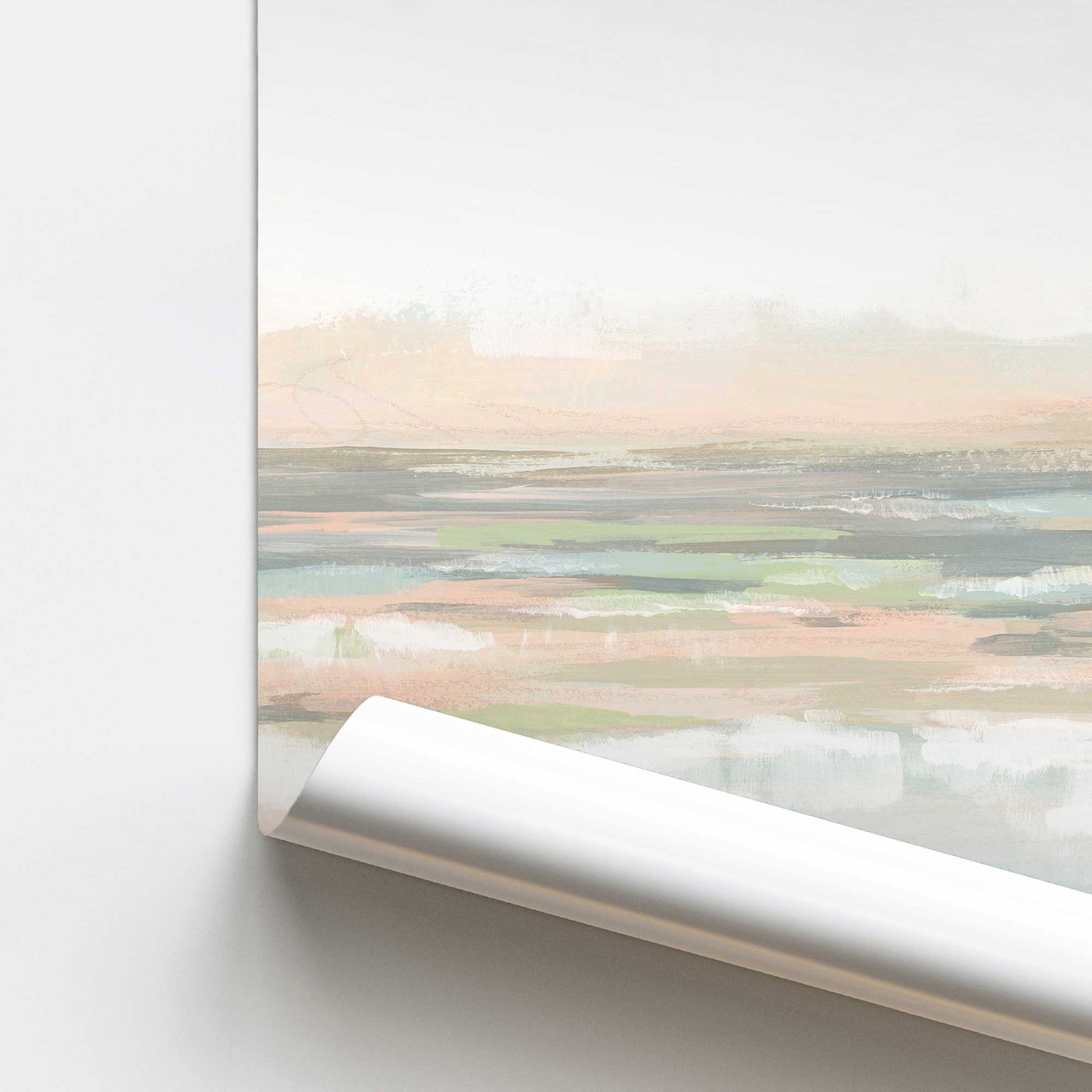[color:Rolled Print], Picture of close up of art