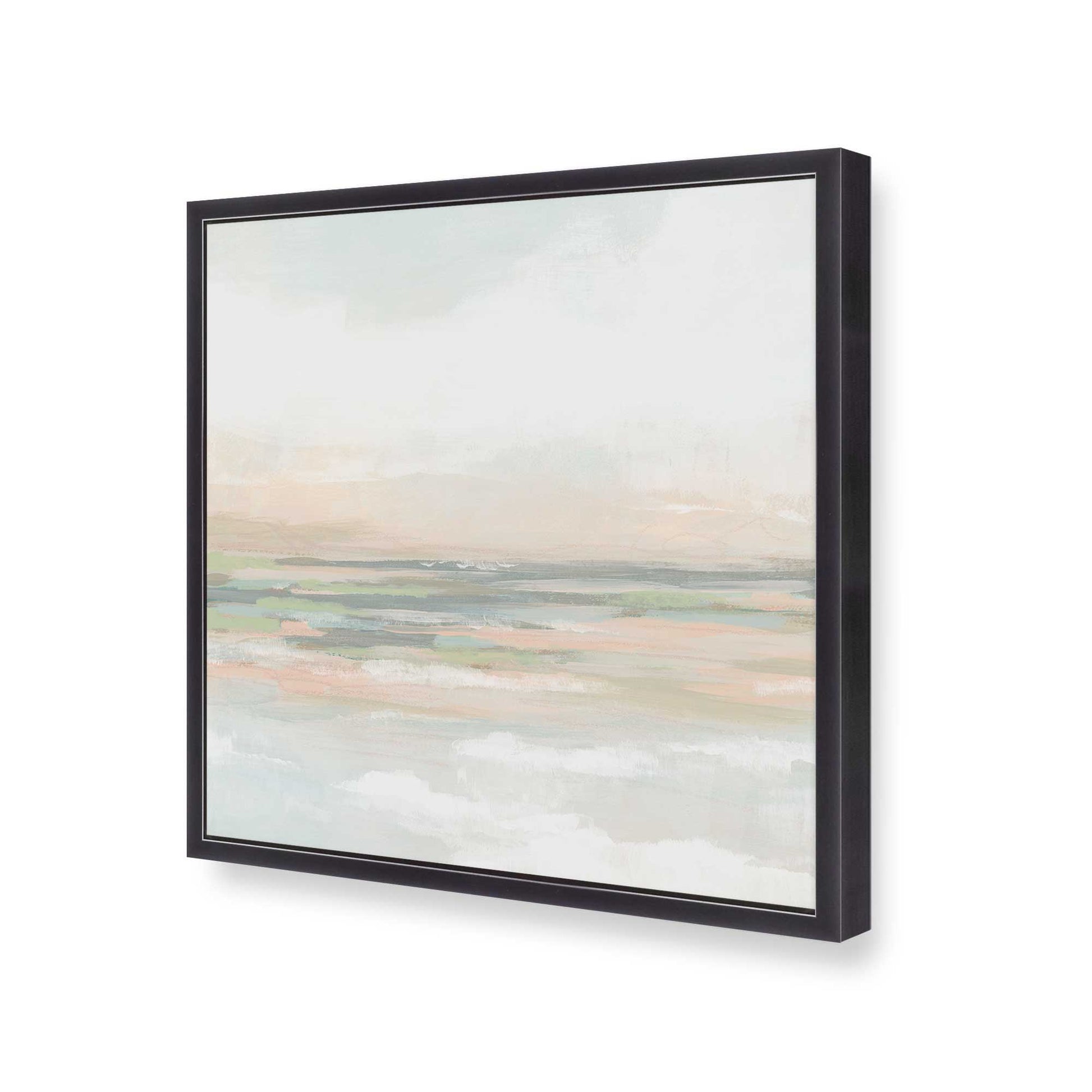[Color:Weathered Zinc], Picture of art in a Weathered Zinc frame at an angle