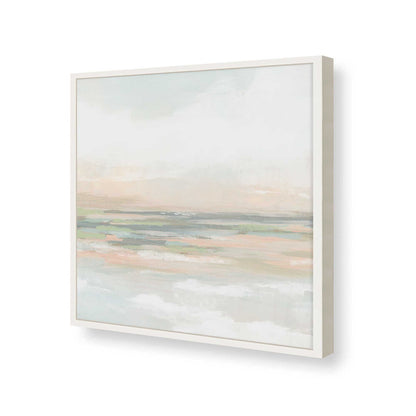 [Color:Opaque White], Picture of art in a Opaque White frame at an angle