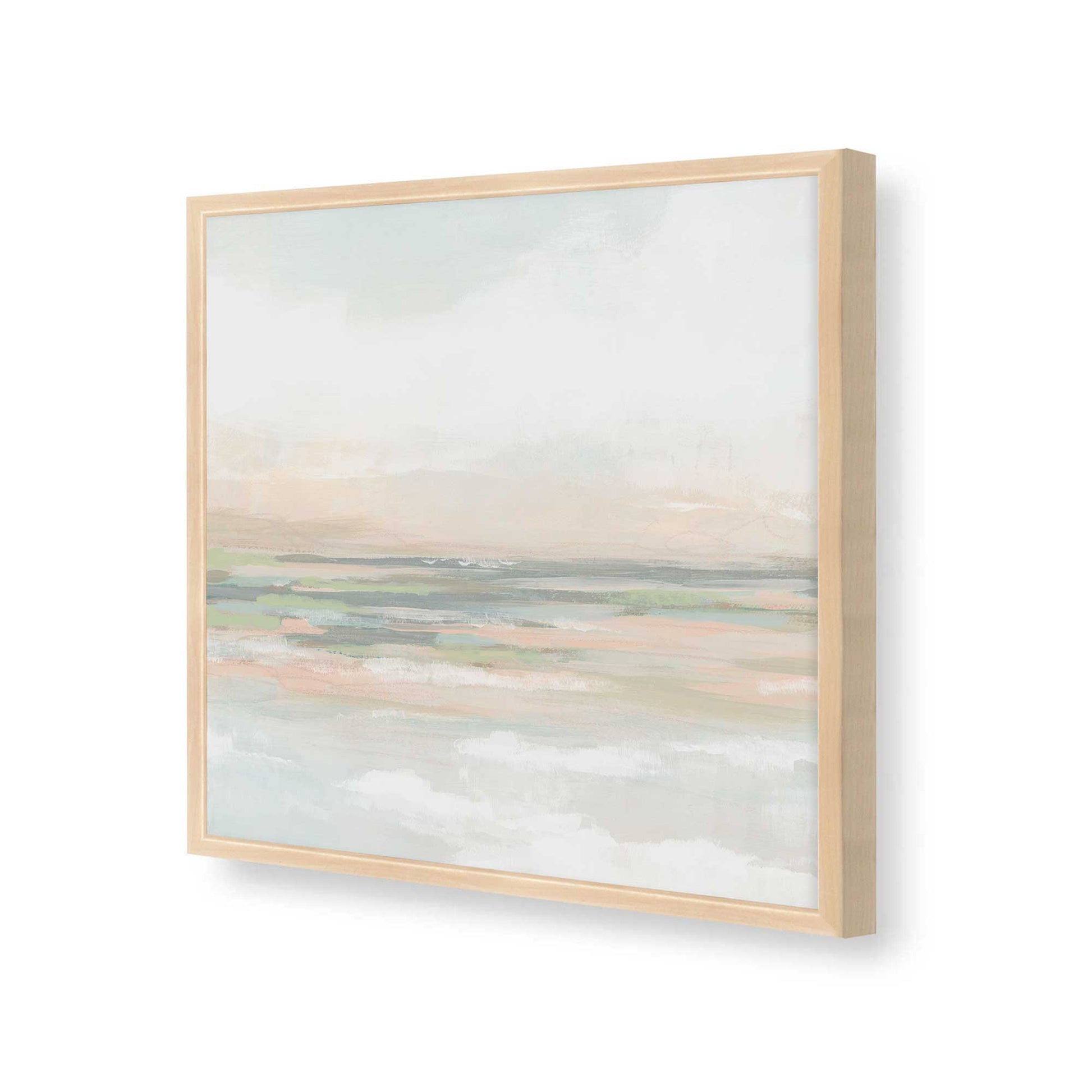 [Color:Raw Maple], Picture of art in a Raw Maple frame at an angle