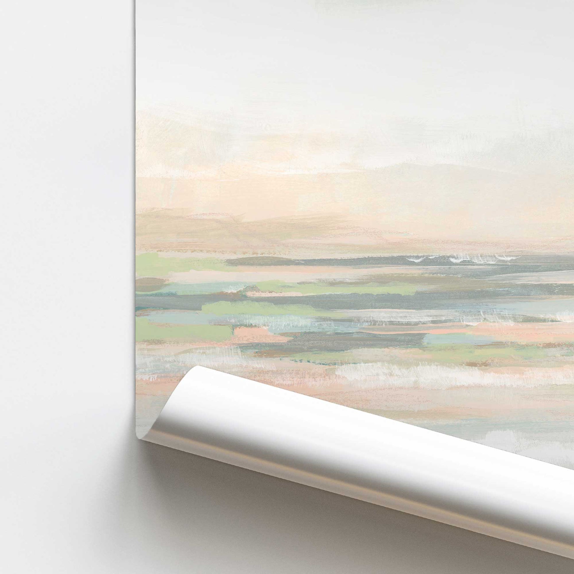 [color:Rolled Print], Picture of close up of art