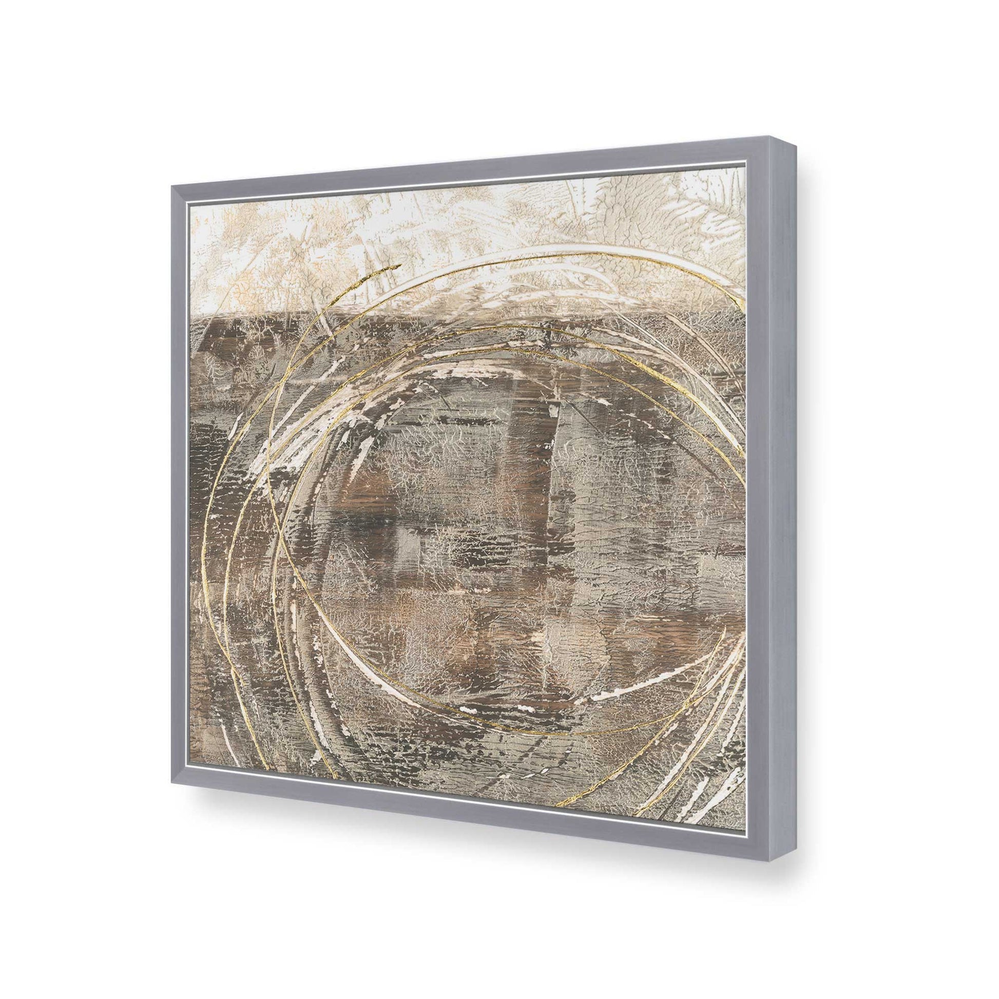 [Color:Polished Chrome], Picture of art in a Polished Chrome frame at an angle