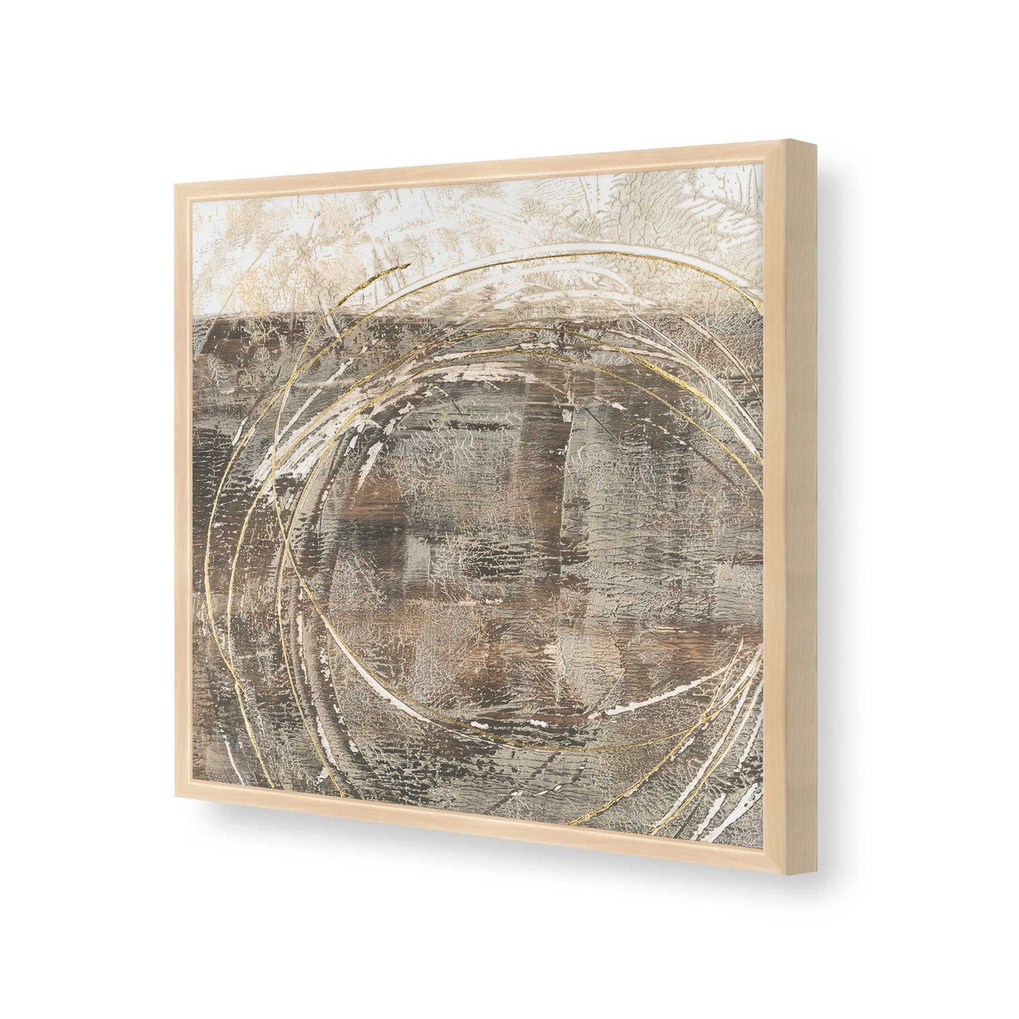 [Color:Raw Maple], Picture of art in a Raw Maple frame at an angle