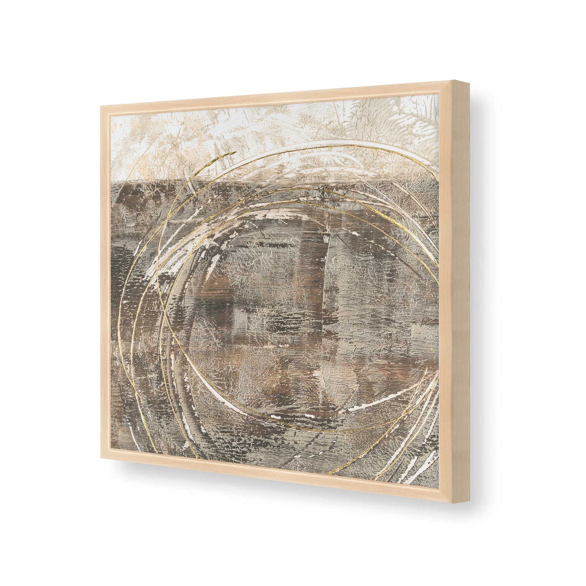 [Color:Raw Maple], Picture of art in a Raw Maple frame at an angle