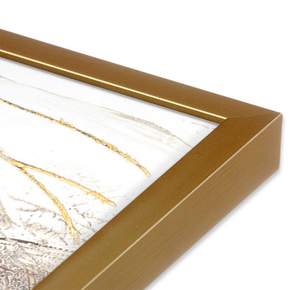 [Color:Polished Gold], Picture of art in a Polished Gold frame of the corner